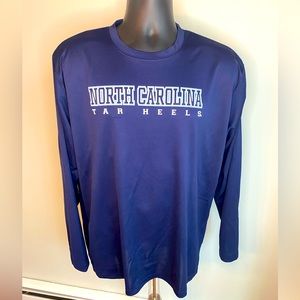 Under Armor North Carolina long sleeve athletic shirt.